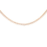 5.00ct Diamond 18K Stationed Tennis Necklace