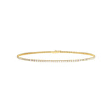 1.00ct Diamond 14K Gold Dainty Tennis Bracelet