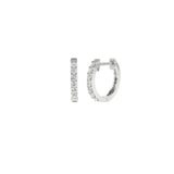 0.36ct Diamond 18K Gold Huggie Hoops Earrings