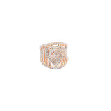 2.75ct Diamond 14K Gold Heart Cluster Ring