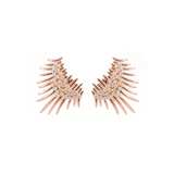 0.86ct Diamond 18K Gold Statement Earrings