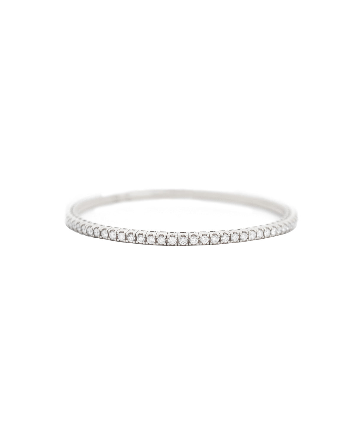 2.10ct Diamond 18K Gold Flexible Tennis Bracelet