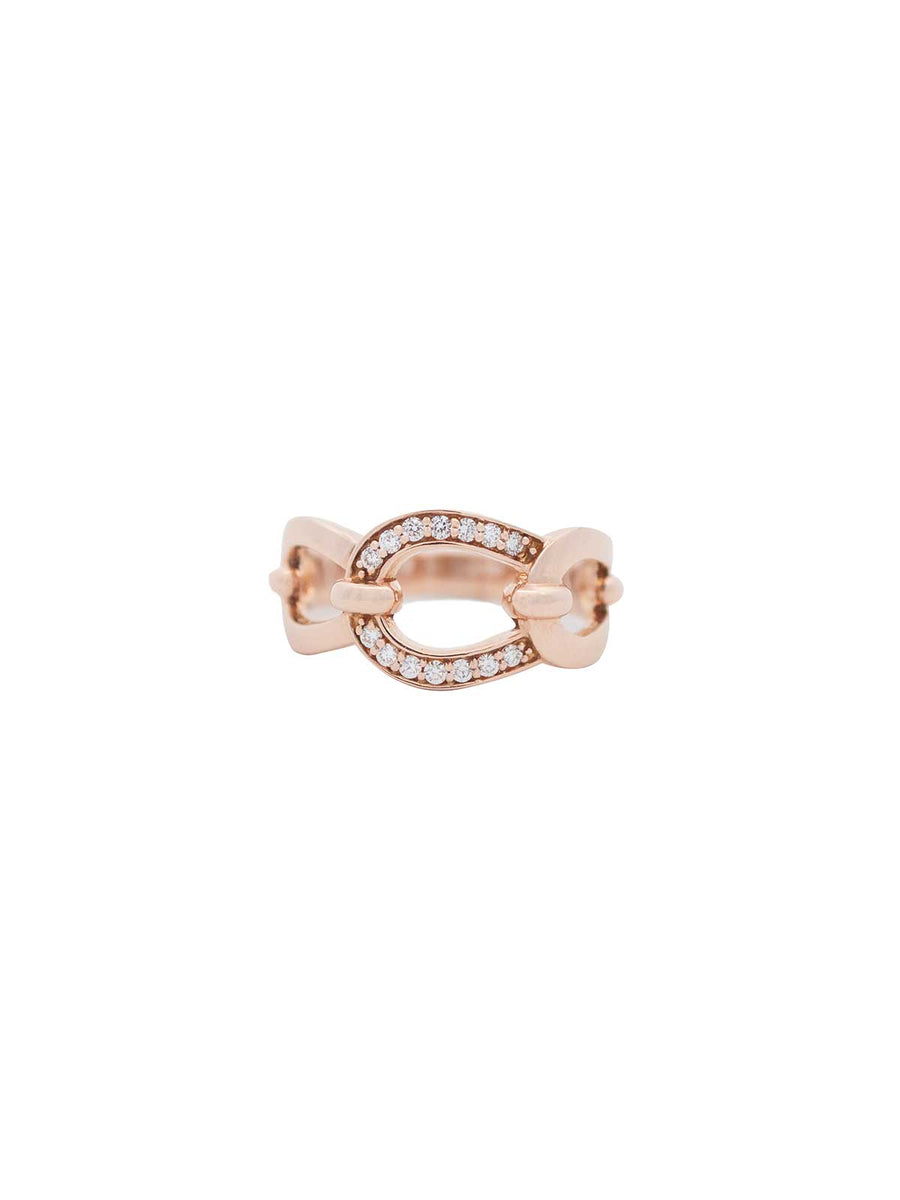 0.14ct Diamond 18K Rose Gold Ring