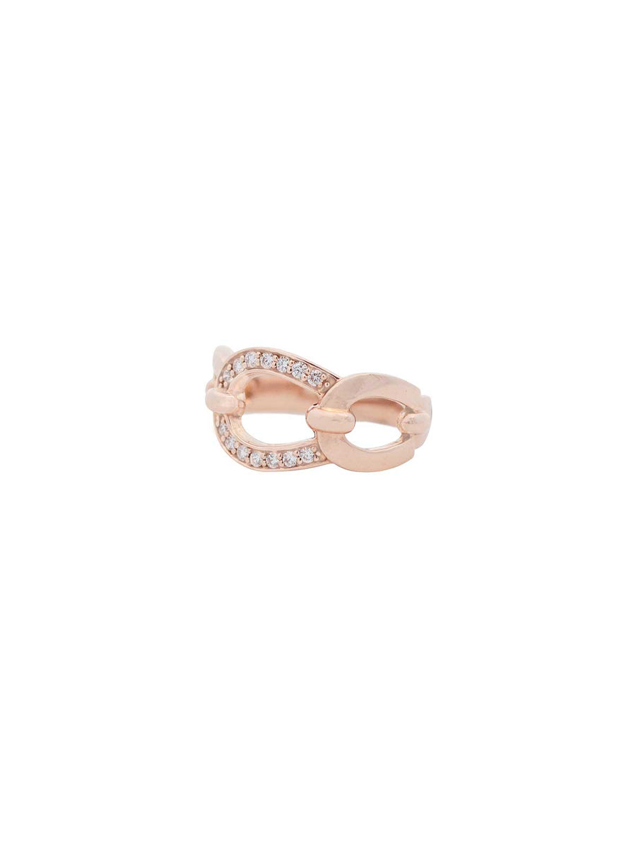 0.14ct Diamond 18K Rose Gold Ring