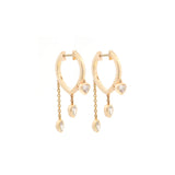 0.93ct Diamond 14K Gold Earrings