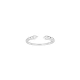 0.28ct Diamond 18K Gold Cuff Ring