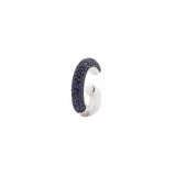 1.80ct Sapphire 18K Gold Dome Pave Ear Cuff