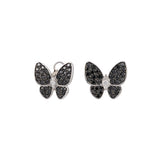 2.21ct Diamond 18K Gold Butterfly Earrings
