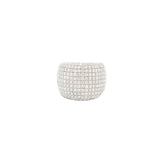 3.65ct Diamond 18K Gold Large Pave Dome Ring