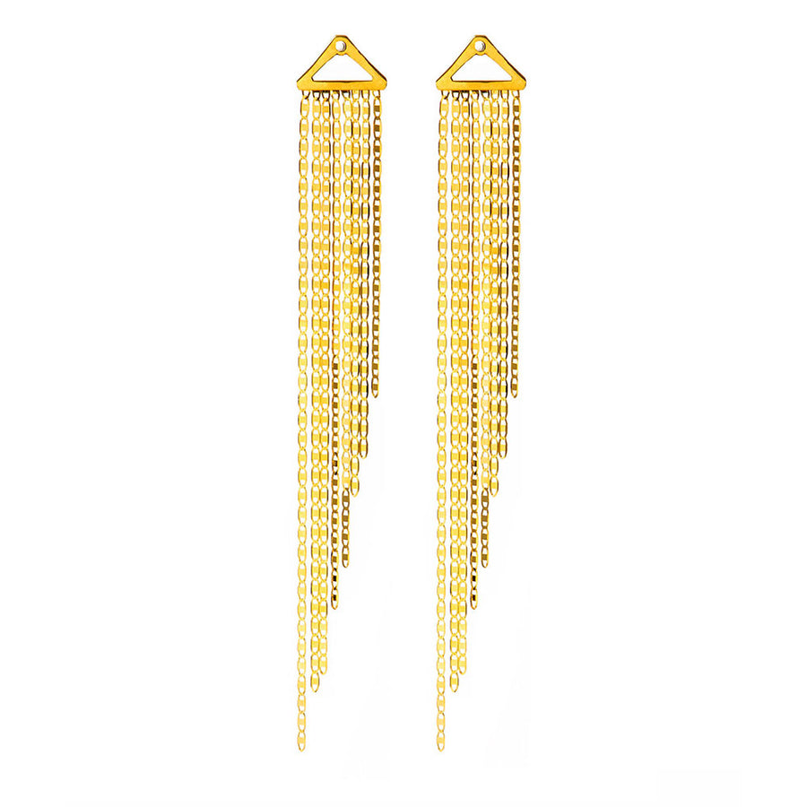 Ana Rocha E Appolinario 18K Gold Eight Fringes Backing For Earrings