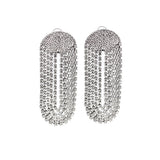 11.01ct Diamond 18K Gold Statement Cascade Earrings