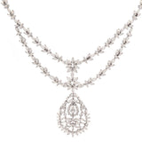 22.49ct Diamond 18K Gold Set of Necklace & Earrings