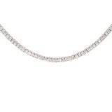 15.50ct Diamond 14K Gold Cut Tennis Necklace