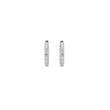 1.10ct Diamond 18K Gold Inside Out Hoop Earrings