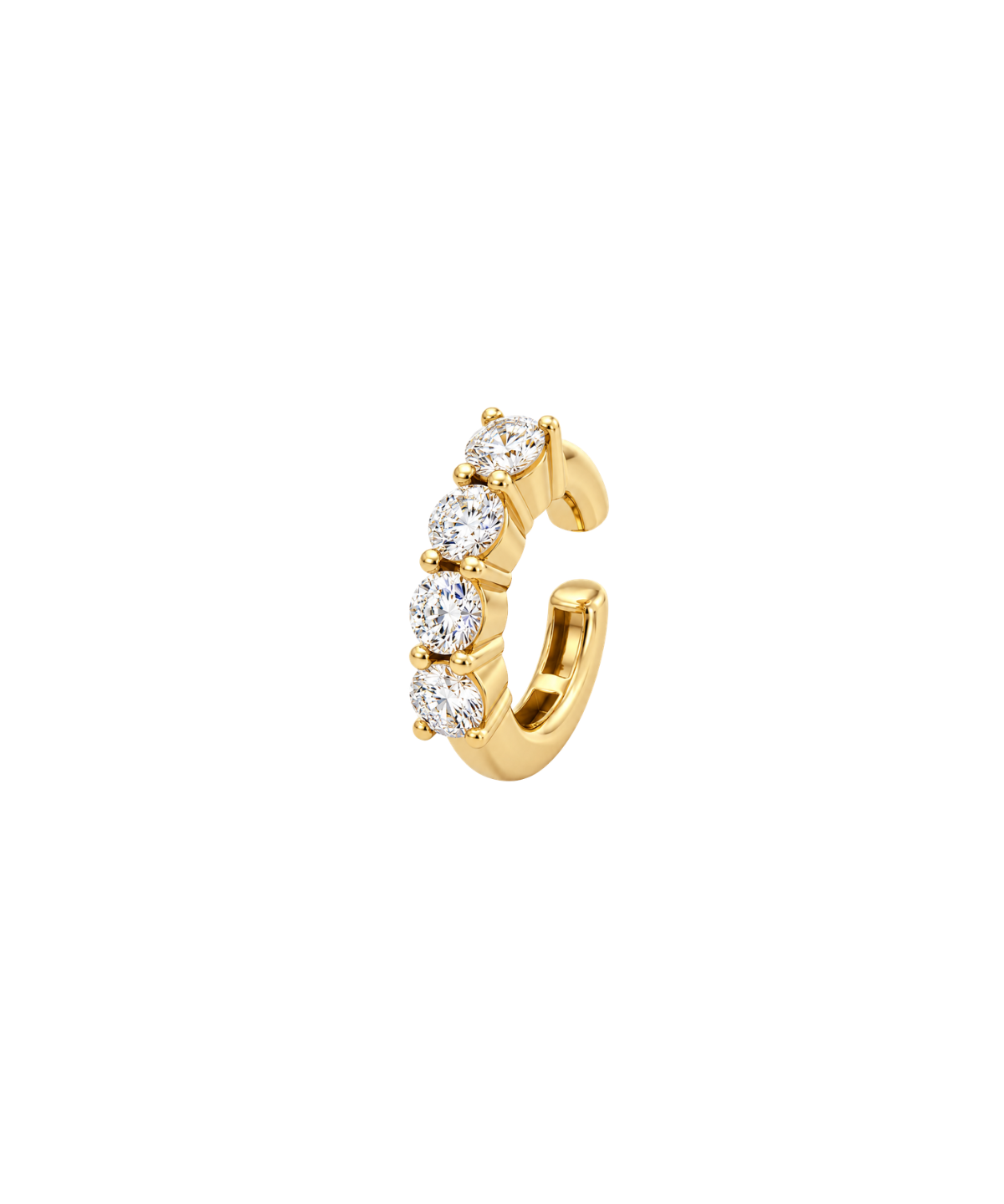 0.92ct Diamond 18K Gold Statement Ear Cuff