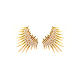 0.86ct Diamond 18K Gold Statement Earrings