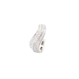 0.20ct Diamond 18K Gold Three Row Ear Cuff
