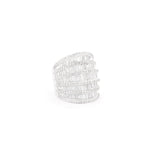 4.75ct Diamond 18K Gold Shield Cocktail Ring