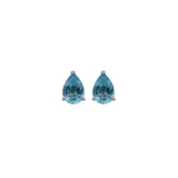 1.50ct Blue Topaz 14K Gold Stud Earrings