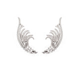 1.90ct Diamond 14K Gold Statement Climber Earrings