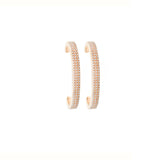 0.70ct Diamond 14K Gold Climber Earrings