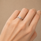 0.50ct Diamond 18K Gold Solitaire Ring