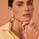 3.39Ct Diamond 14K Gold Earrings
