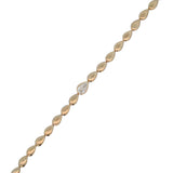 0.50ct Diamond 14K Gold Pear Cut Bracelet