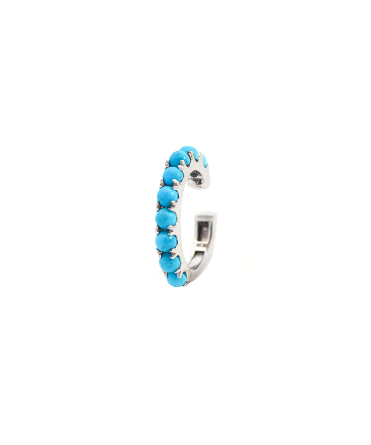 0.62ct Turquoise 18K Gold Ear Cuff