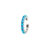 0.62ct Turquoise 18K Gold Ear Cuff