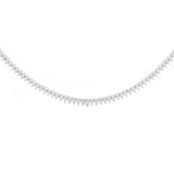 5.00ct Diamond 18K Stationed Tennis Necklace