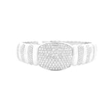 5.00ct Diamond 18K Gold Statement Bangle Bracelet