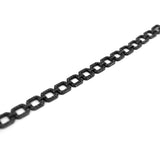 3.49ct Black Diamond 14K Gold Link Bracelet