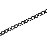 3.49ct Black Diamond 14K Gold Link Bracelet