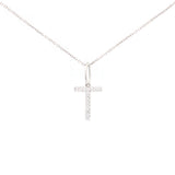 0.15ct Diamond 18K Gold Letter T Pendant
