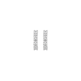 2.00ct Diamond 14K Gold Hoop Earrings