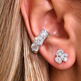 3.14ct Diamond 18K Gold Statement Ear Cuff