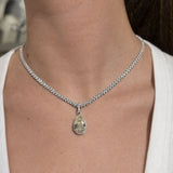 6.32ct Diamond 14K Gold Rope Tennis Necklace