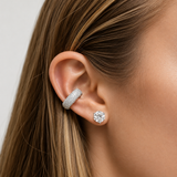 0.53ct Diamond 18K Gold Pave Ear Cuff