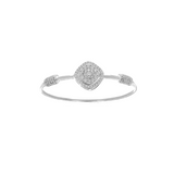 1.57ct Diamond 14K Gold Bangle Bracelet