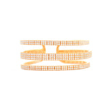 4.65ct Diamond 18K Gold Open Cuff Bracelet