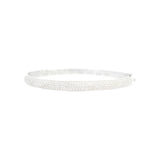 1.92ct Diamond 14K Gold Pave Bangle Bracelet