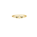 0.36ct Diamond 14K Gold Tiger Bracelet