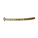 1.36ct Diamond 14K Gold Bangle Bracelet