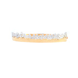 2.11ct Diamond 14K Gold Bangle Bracelet