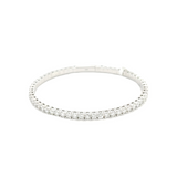 5.80ct Diamond 18K Gold Flexible Bracelet
