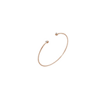 0.36ct Diamond 14K Gold Cuff Bracelet