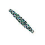 50.46ct Diamond Emerald Opal Sapphire 18K Gold Bracelet