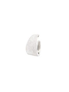 0.44ct Diamond 18K Gold Pave Dome Ear Cuff