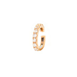 0.57ct White Sapphire 18K Gold Ear Cuff